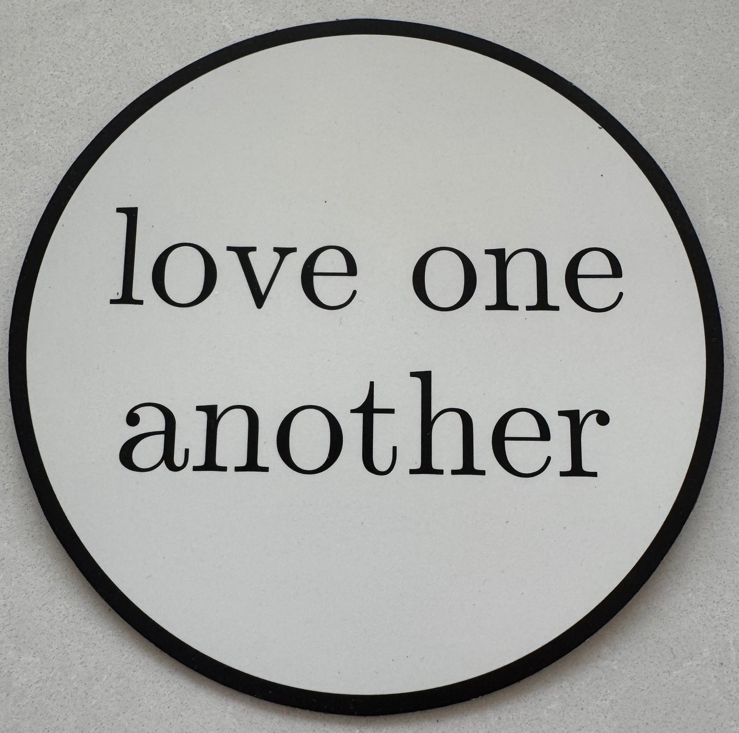 Love one another car magnet