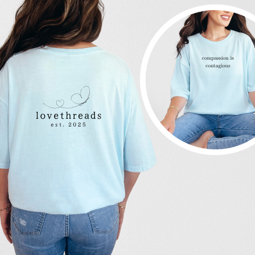 Compassion is contagious classic cotton T-shirt