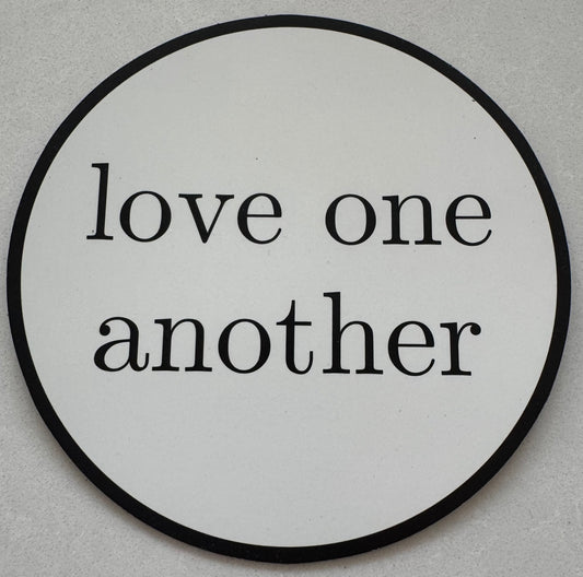 Love one another car magnet