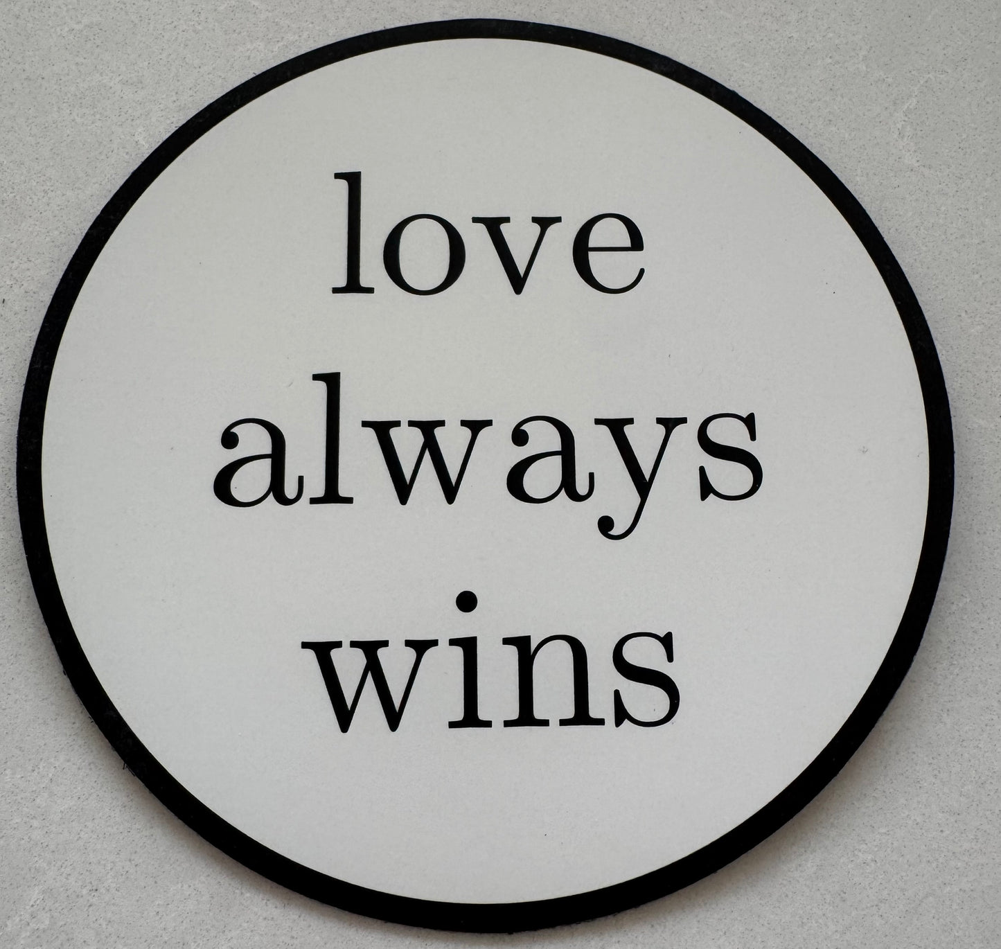 Love always wins