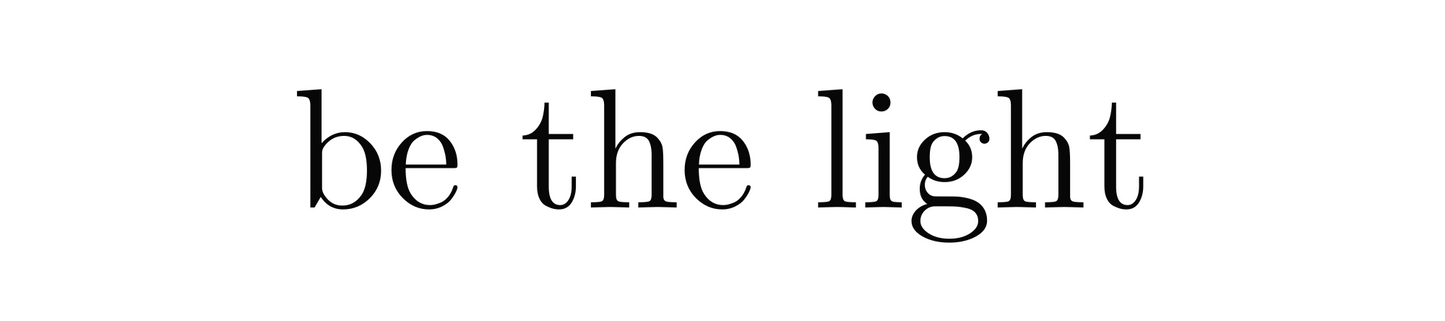 Be the light classic cotton T-shirt