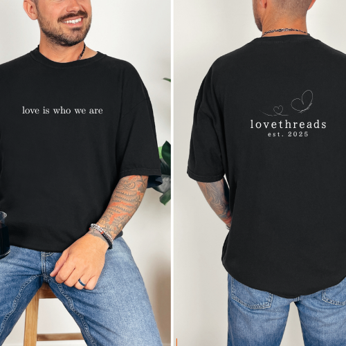 Love is who we are classic cotton T-shirt